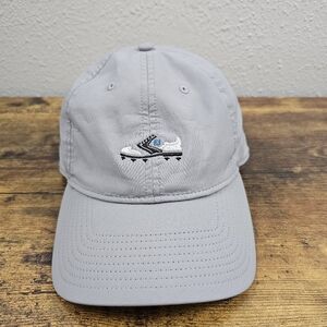 FootJoy Gray Baseball Cap with Embroidered Shoe One Size Fits All